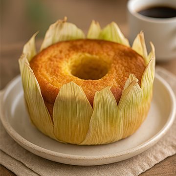 Bolo de Milho na Palha
