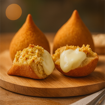 Coxinha de Galinha com Requeijão Unidade