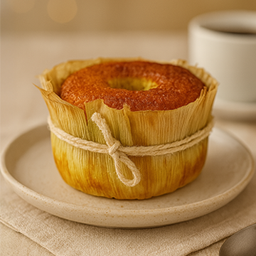 Mini Bolo de Milho na Palha