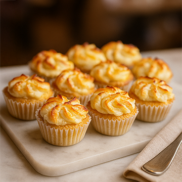 Mini Empada de Queijo c/ Cream Cheese 10 Unidades