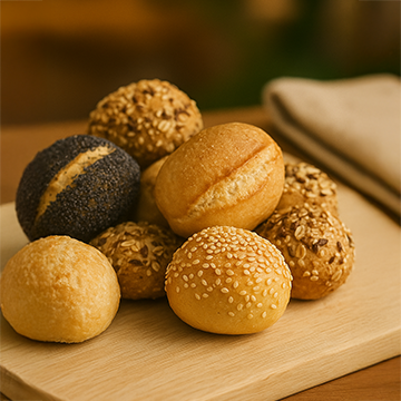 Mini Pão Francês c/ Gergelim Unidade