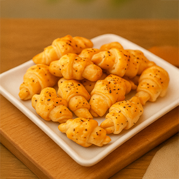 Pão Mini Corissant (Pacote c/12 unidades)