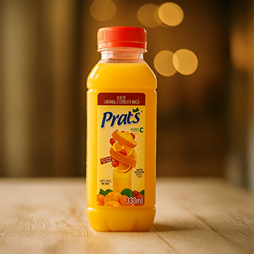 Suco Prat's Laranja c/ Acerola 300ml
