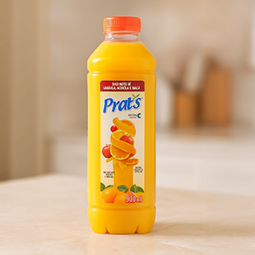 Suco Prat's Laranja c/ Acerola 900ml