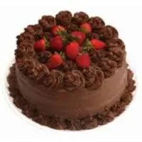 Torta de Chocolate c/ Morango - Aro 18