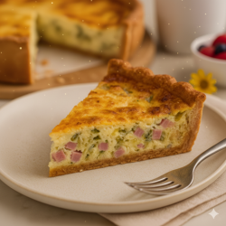 Quiche de Queijo com Presunto - Unidade